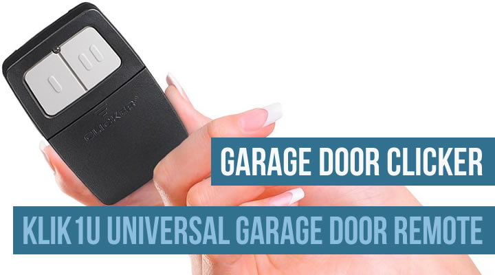 Klik2u garage door clicker