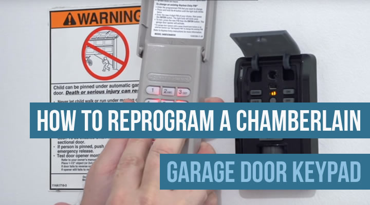 How to Reprogram a Chamberlain Garage Door Keypad